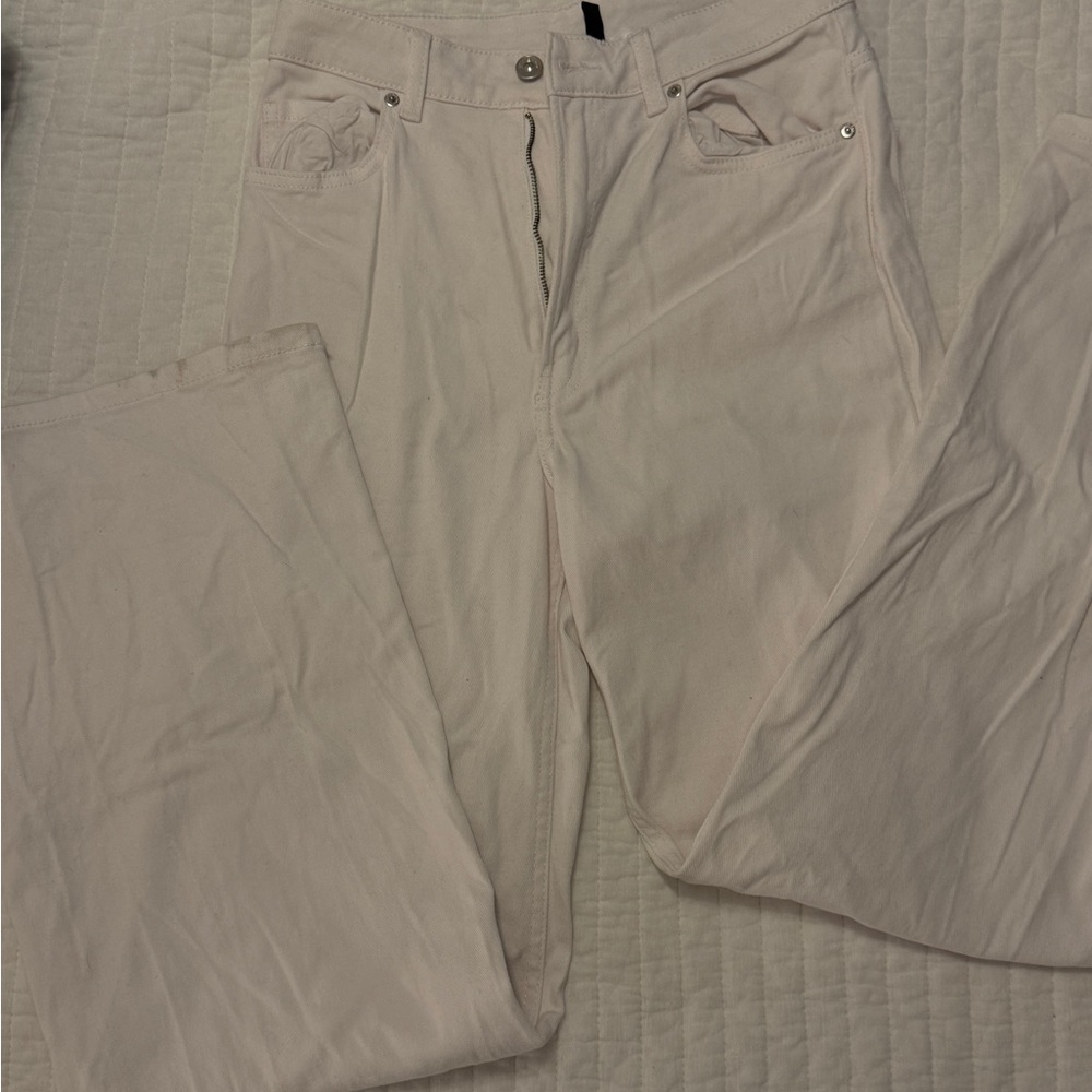 H&M Off-White Pants